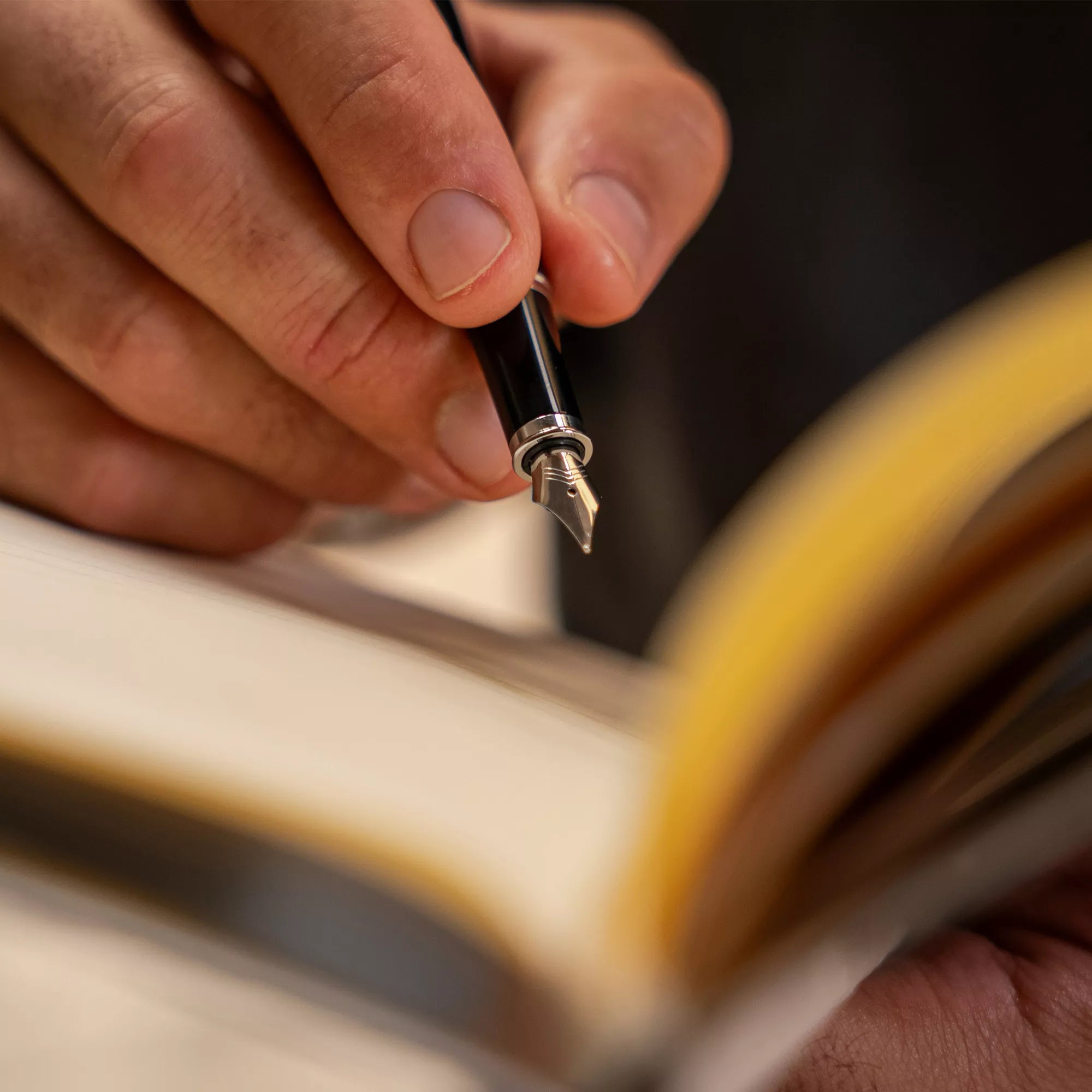 Using leather-bound planners for goal tracking